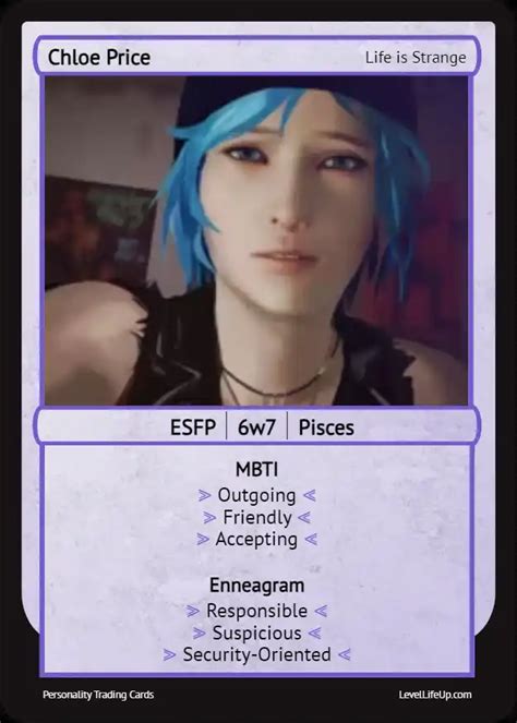 chloe price personality